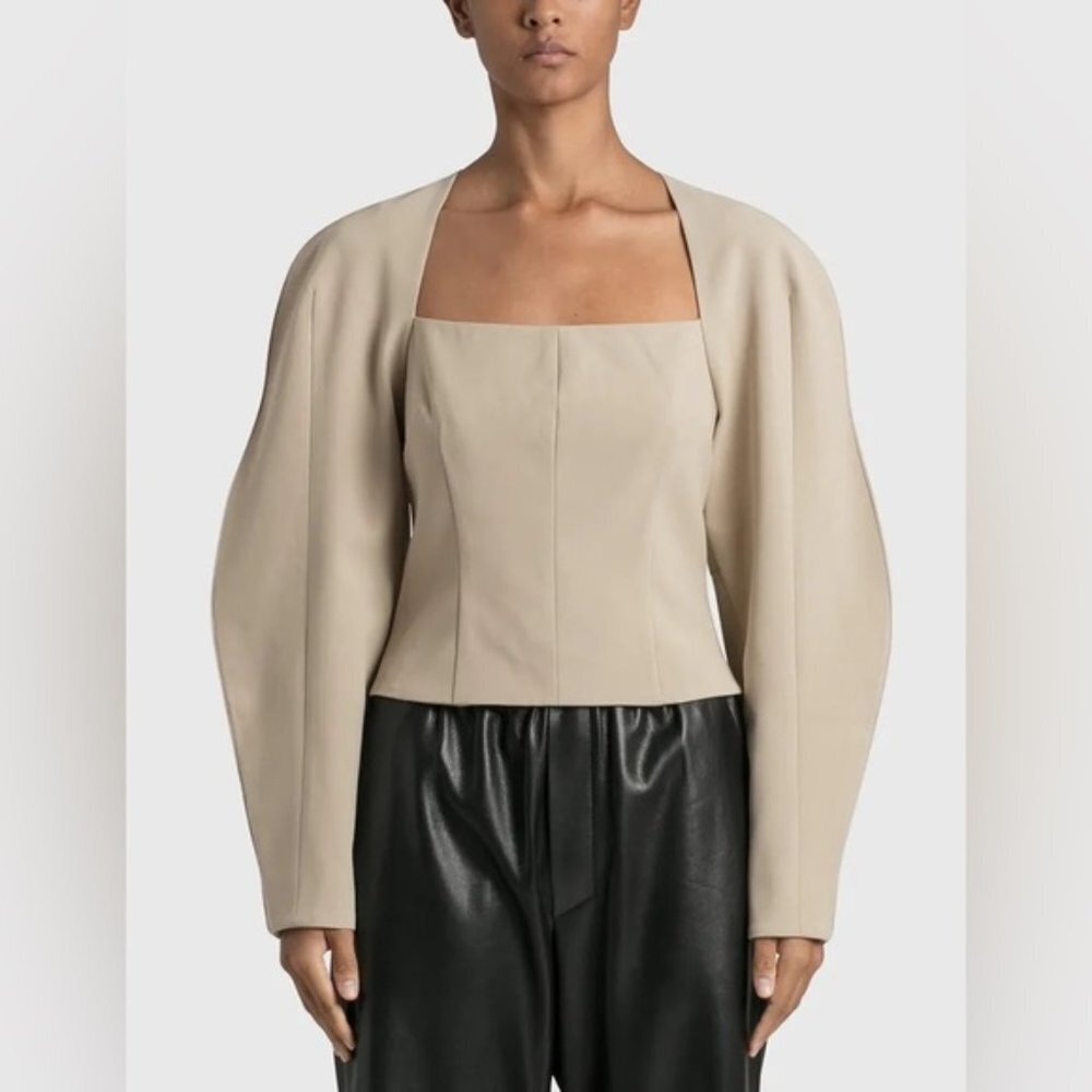 Nanushka Harini Recycled Cady Top New No Tags